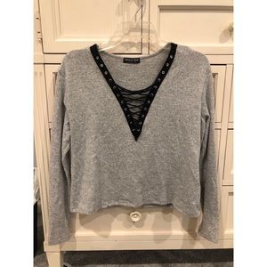 sweater crop top